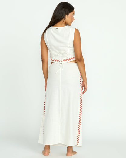 Secret Cove Skirt - Salt Crystal