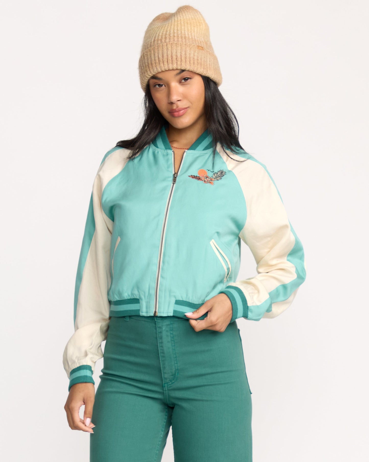 Dream Vacation Souvenir Jacket - Misty Blue