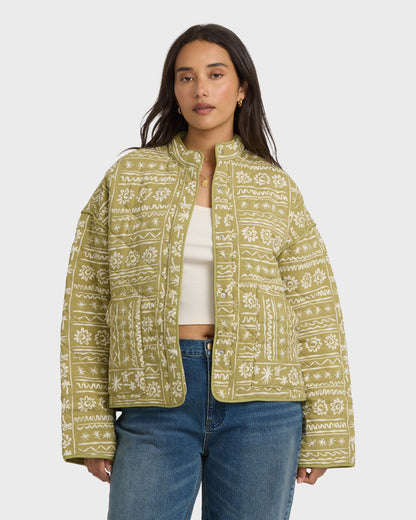 Folk Story Jacket - Green Tea