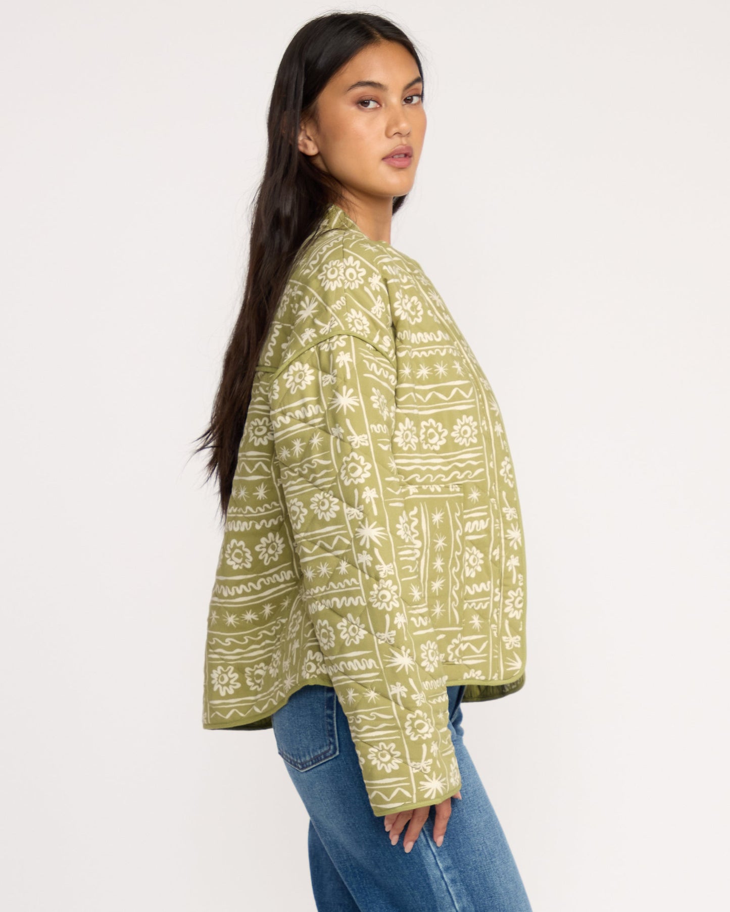 Folk Story Jacket - Green Tea