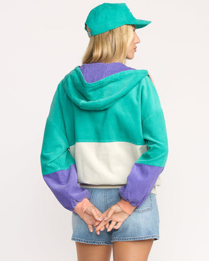 Set The Tone Jacket - Aqua Haze