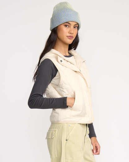 Cliffs Quilted Lightweight Vest - Whitecap