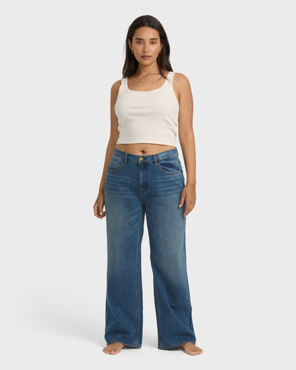 Shifter Straight Leg Pants - Dirty Vintage Blue