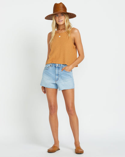 High Tides Denim Shorts - Surf Spray