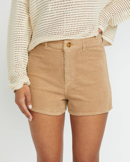 Free Fall Corduroy Shorts - Biscuit