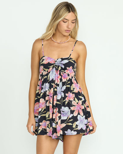 Star Glow Romper - Black Multi