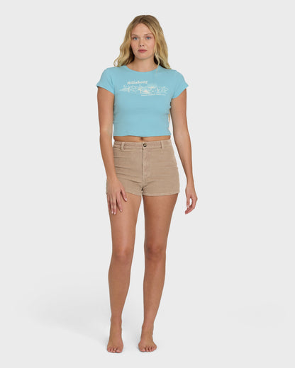 Desert Bound Short Sleeve T-Shirt - Laguna Blue