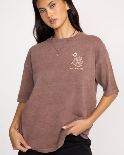 The Great Waves T-Shirt - Espresso