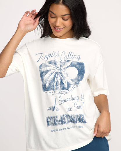 This Sunny Time T-Shirt - Salt Crystal