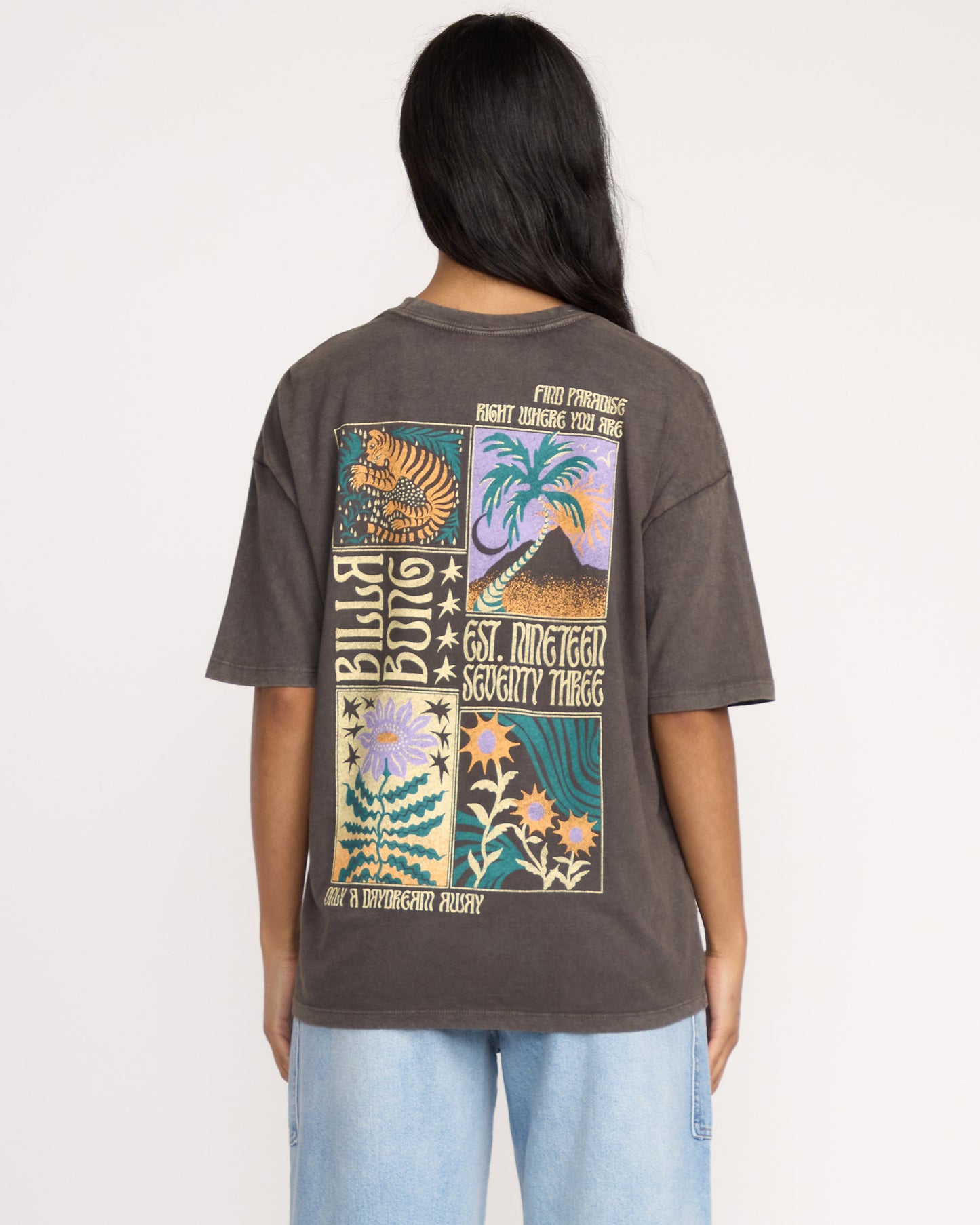 Daydream Away T-Shirt - Off Black