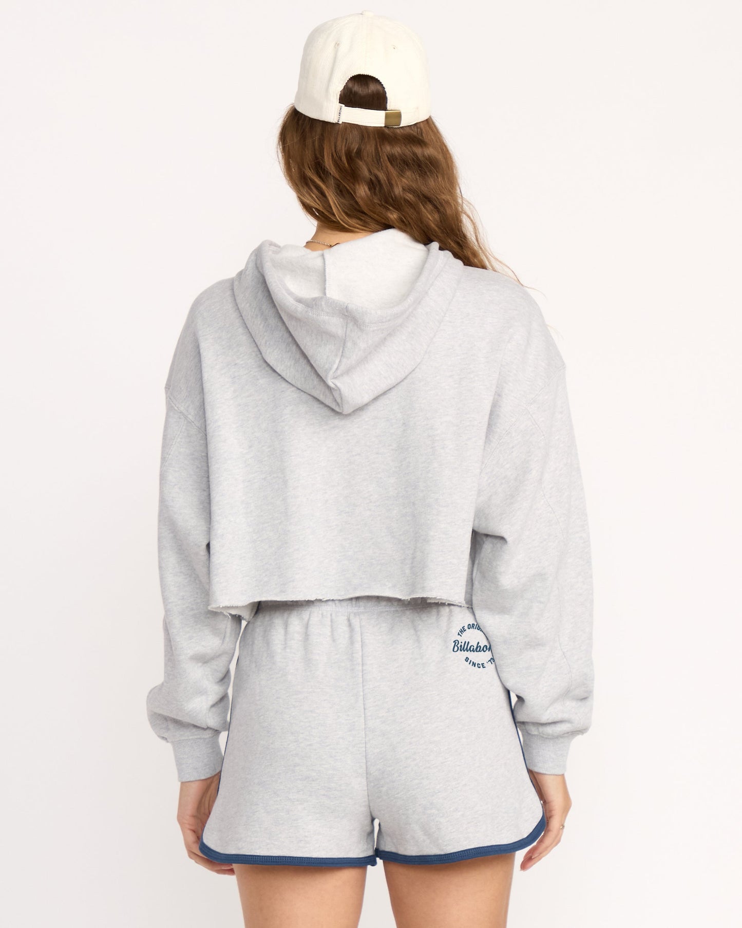 Triple Palms Hoodie - Heather Grey