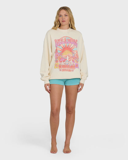 Ride In Crewneck Sweatshirt - Whitecap