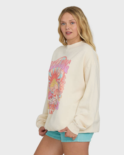 Ride In Crewneck Sweatshirt - Whitecap