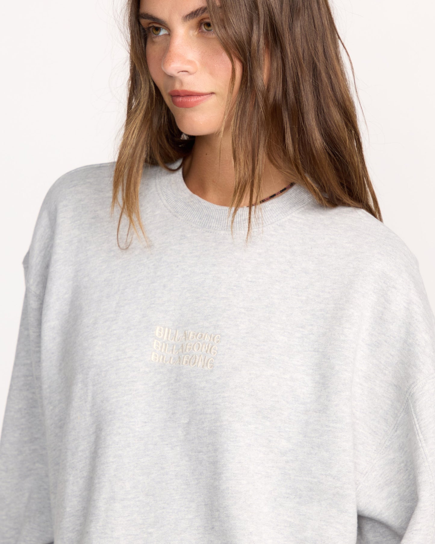 So Sunny Kendal Crewneck Sweatshirt - Heather Grey