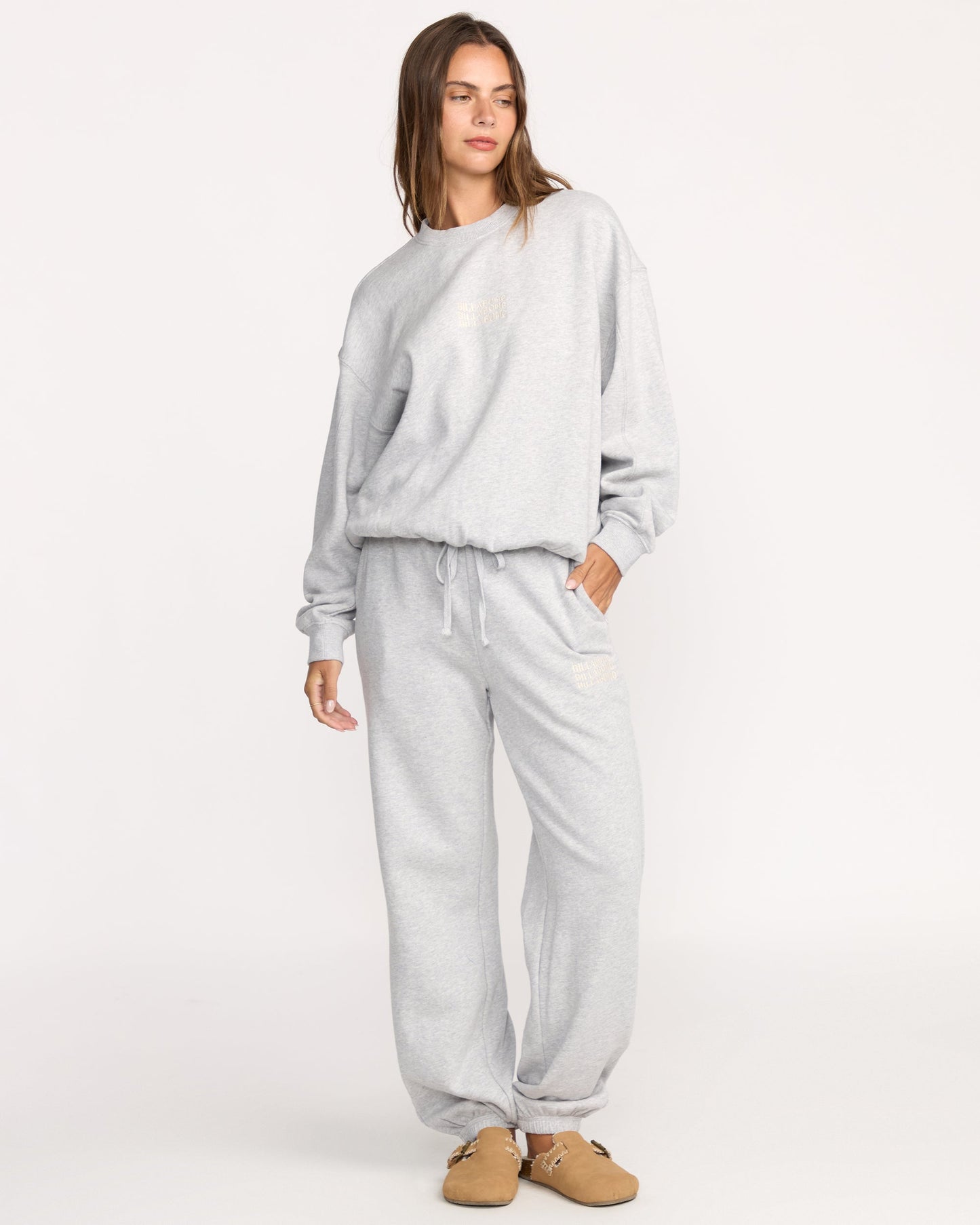So Sunny Kendal Crewneck Sweatshirt - Heather Grey