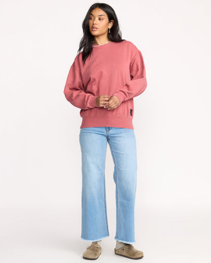 So Sunny Kendal Crewneck Sweatshirt - Wild Ginger