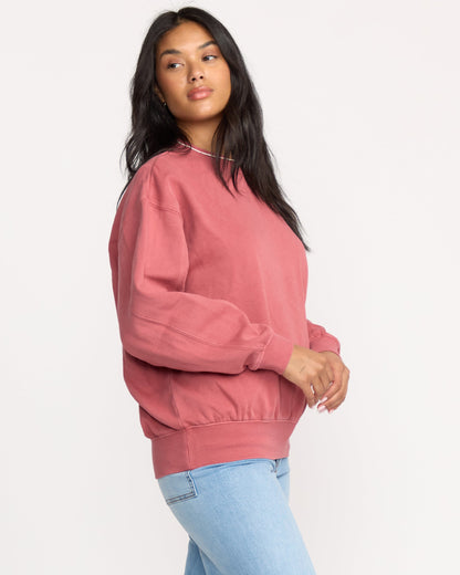 So Sunny Kendal Crewneck Sweatshirt - Wild Ginger