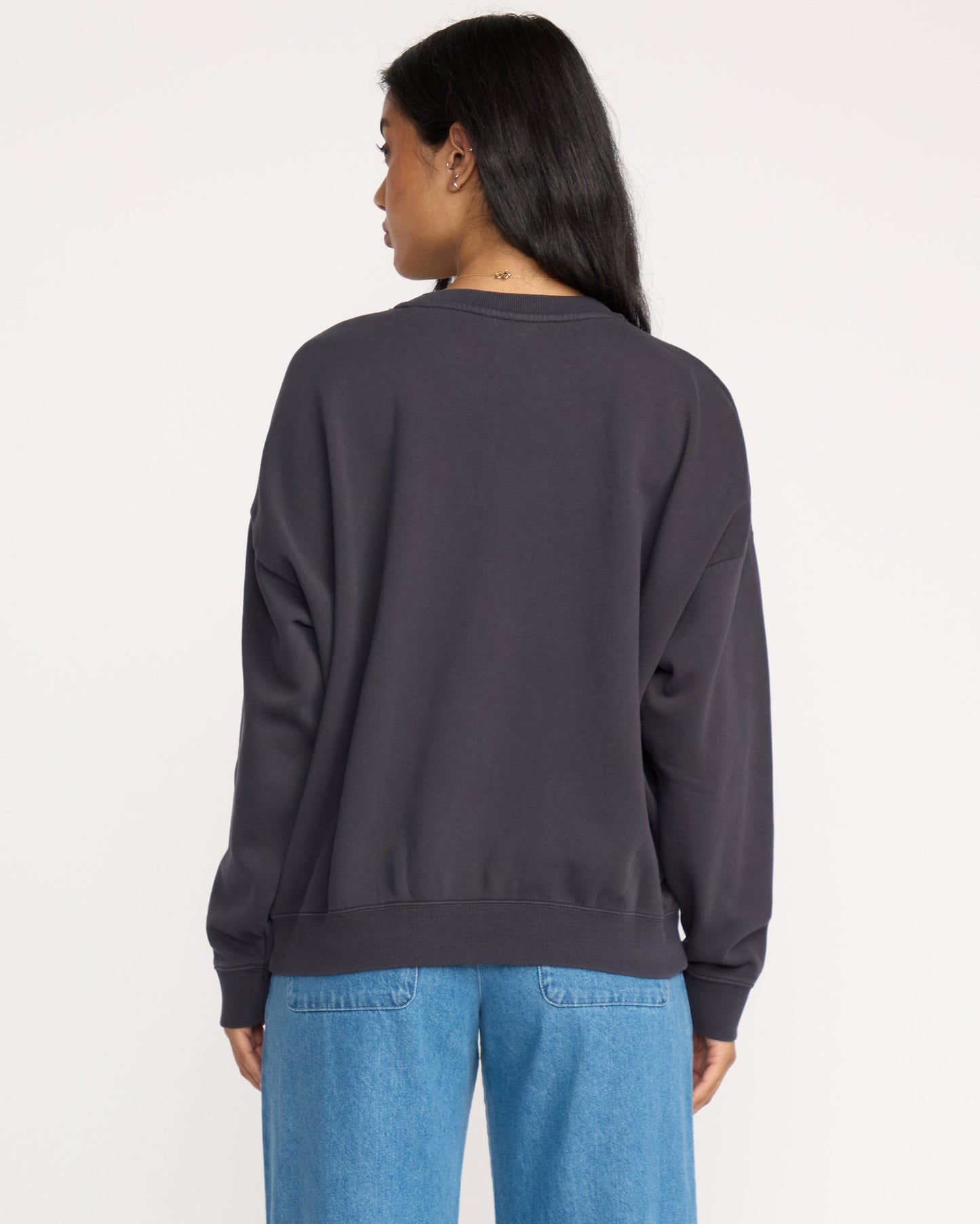 Echo Crewneck Sweatshirt - Black Sands