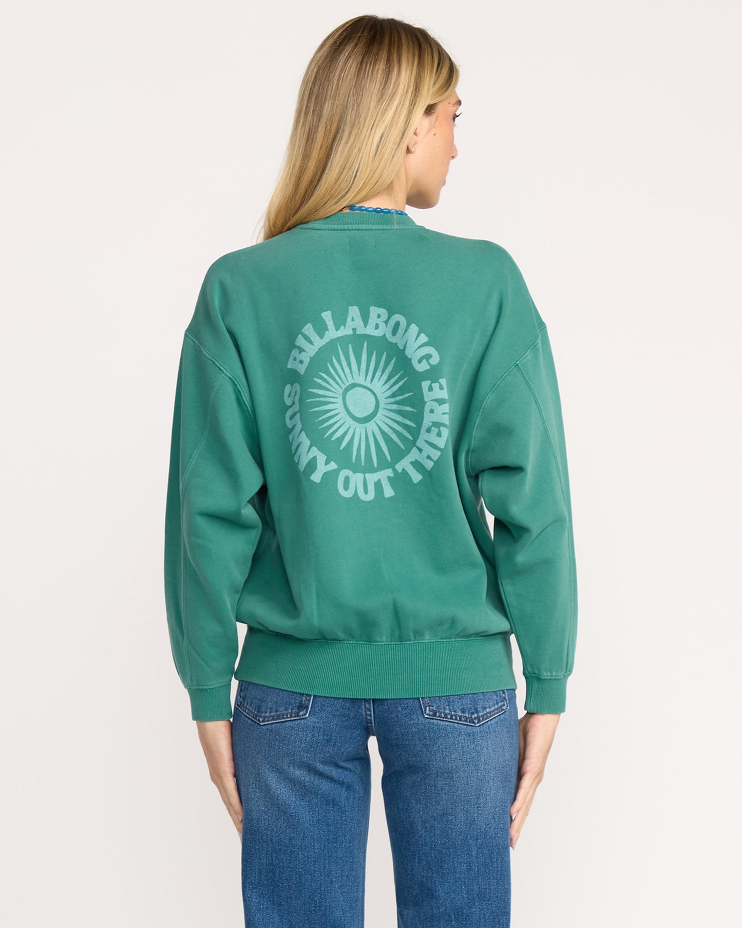 Time For Kendal Crewneck Sweatshirt - Evergreen