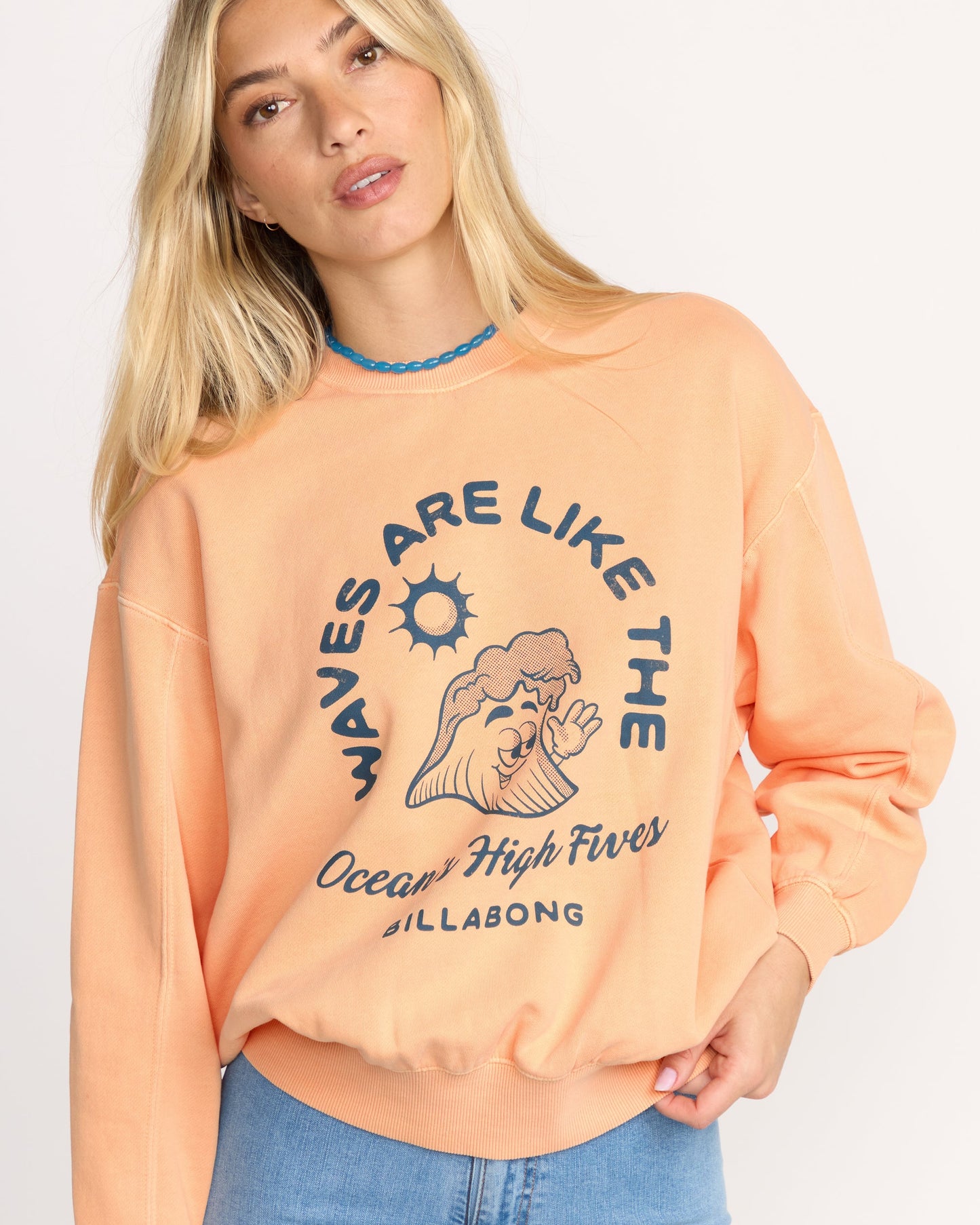 Time For Kendal Crewneck Sweatshirt - Sunstone