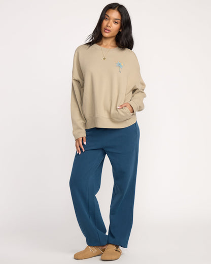 Palmin Camp Crewneck Sweatshirt - Cobblestone