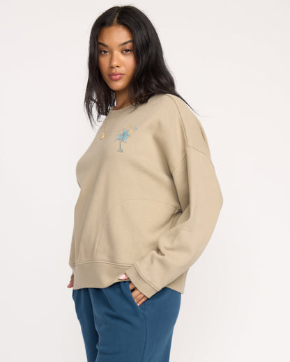 Palmin Camp Crewneck Sweatshirt - Cobblestone