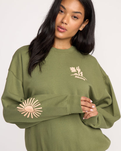 Sun Wave Livin Kendal Crewneck Sweatshirt - Luv Army