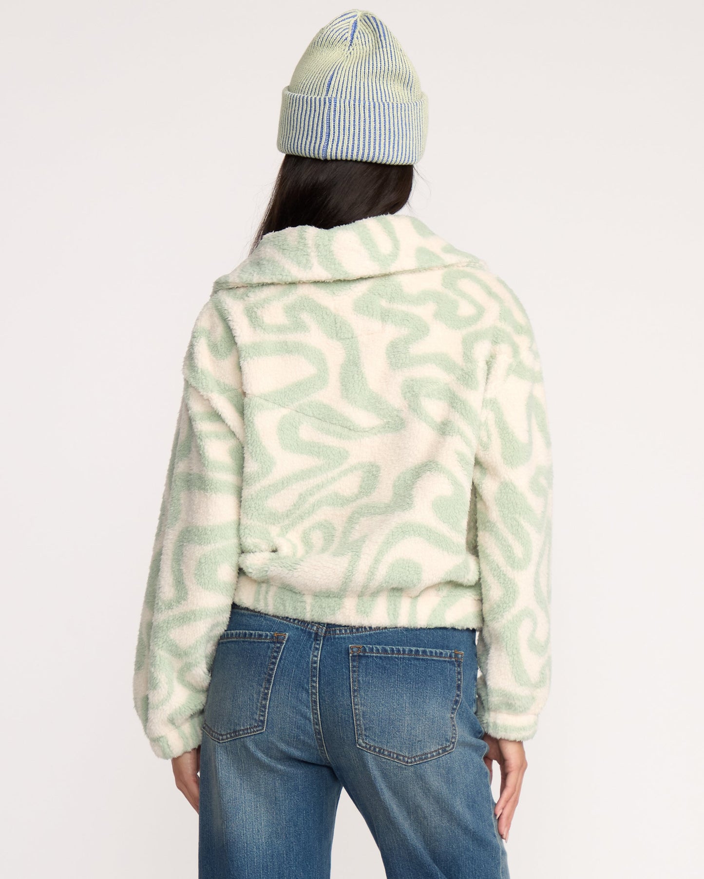 Barra Half Zip Sweatshirt - Green Haze
