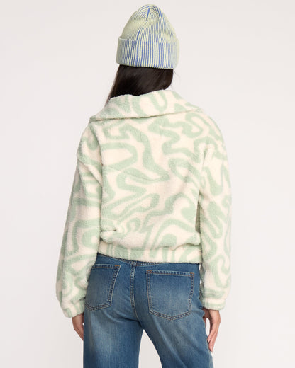 Barra Half Zip Sweatshirt - Green Haze