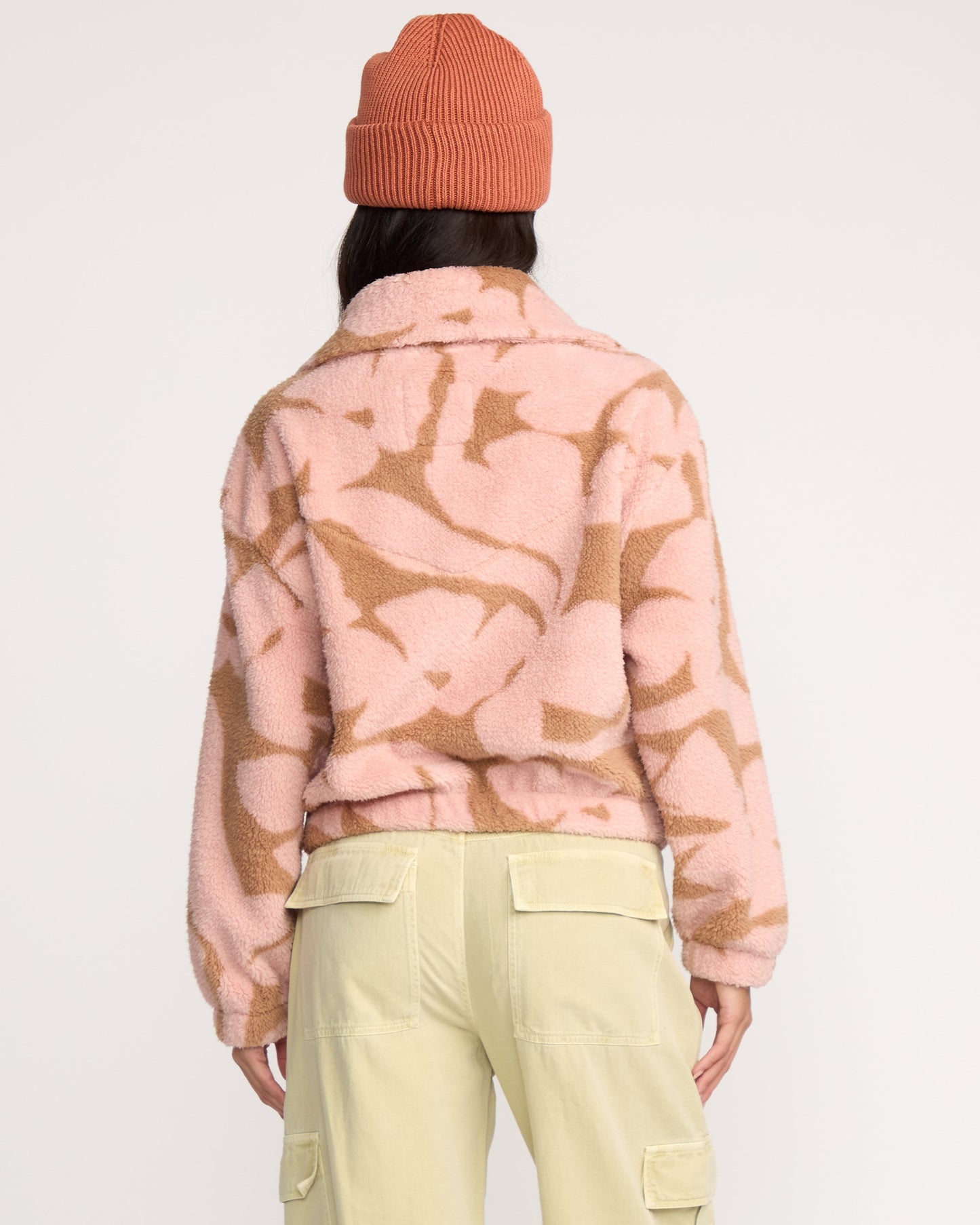 Barra Half Zip Sweatshirt - Rose Brown