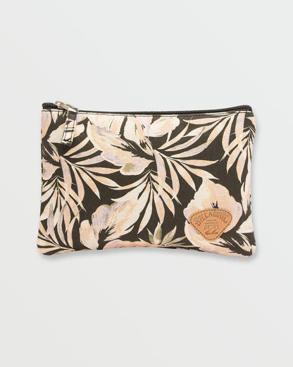 Lil Snitch Pouch - Black Floral