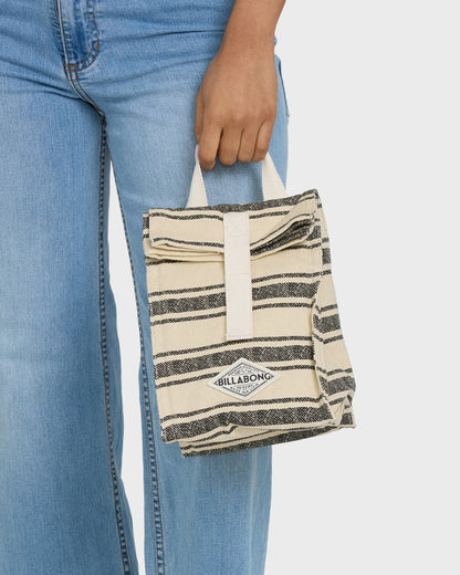 La Playa Picnic Lunch Bag - Off Black