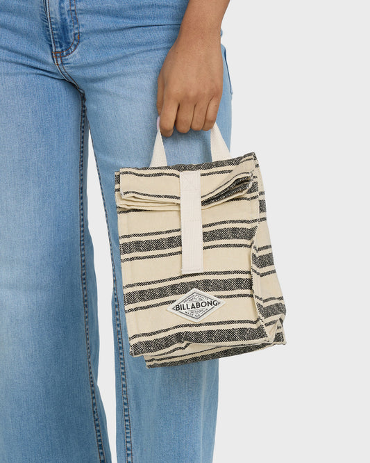 La Playa Picnic Lunch Bag - Off Black