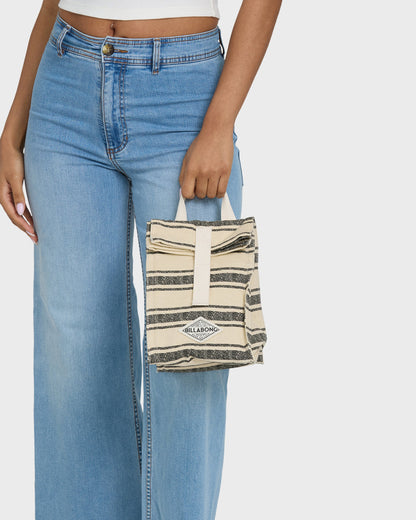 La Playa Picnic Lunch Bag - Off Black