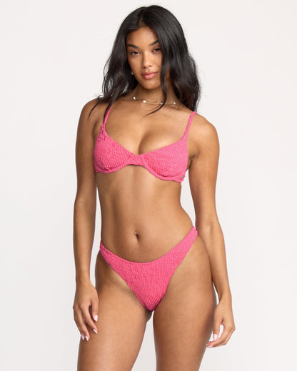 Were Wild Demi Underwire Bikini Top - Paradise Pink