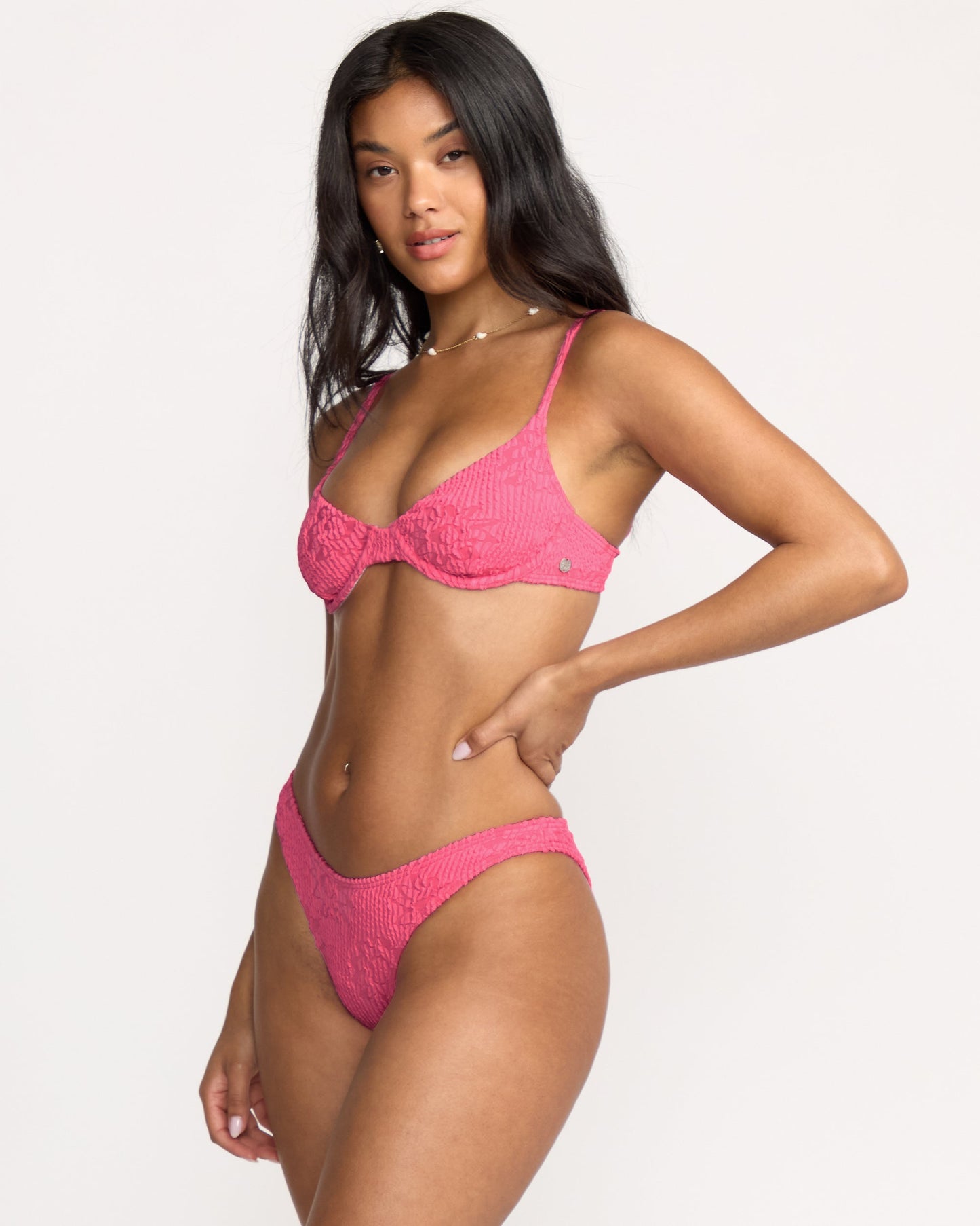 Were Wild Demi Underwire Bikini Top - Paradise Pink