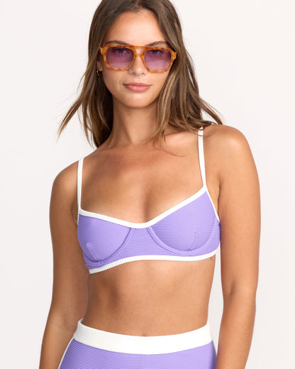 Tanlines Tami Underwire Bikini Top - Purple Punch