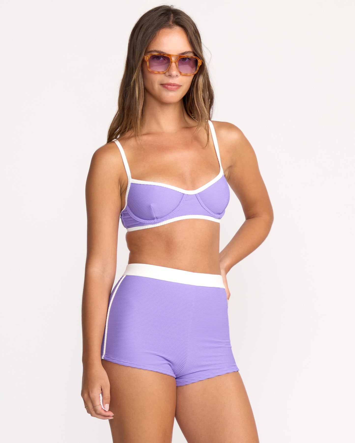 Tanlines Tami Underwire Bikini Top - Purple Punch