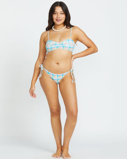 Check The Waves Eve Bralette Bikini Top - Multi