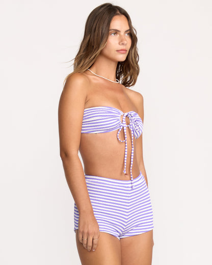 Josie Summer Hi Yd Boyshort Bikini Bottom - Purple Punch