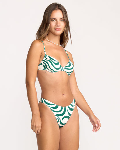 All The Waves Skimpy Hike Bikini Bottom - Evergreen