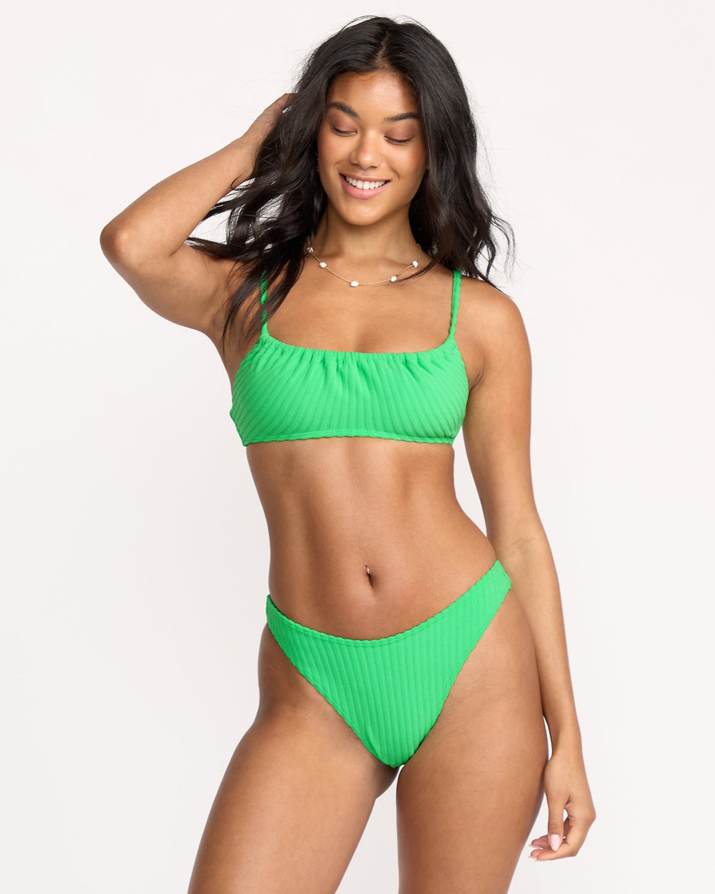 Josie In The Loop Skimpy Hike Bikini Bottom - Jungle Green