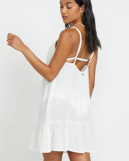 Beach Vibes Beach Coverup Dress - Salt Crystal