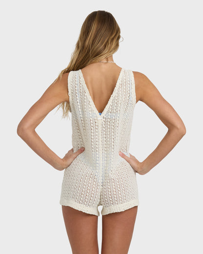 Steller Time Romper - Whitecap