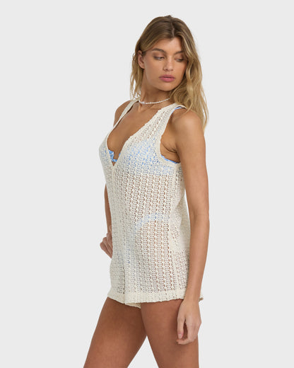Steller Time Romper - Whitecap