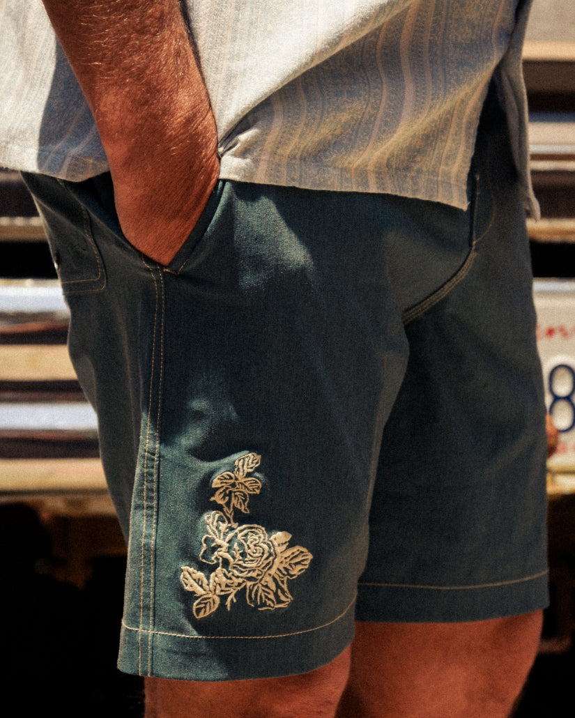 Austin Garage Lo Tides Boardshorts - Teal
