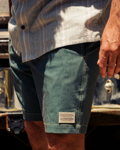 Austin Garage Lo Tides Boardshorts - Teal