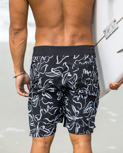 Sundays Airlite 19" Boardshorts - Black White