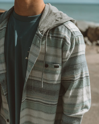 Baja Long Sleeve Flannel Shirt - Oatmeal