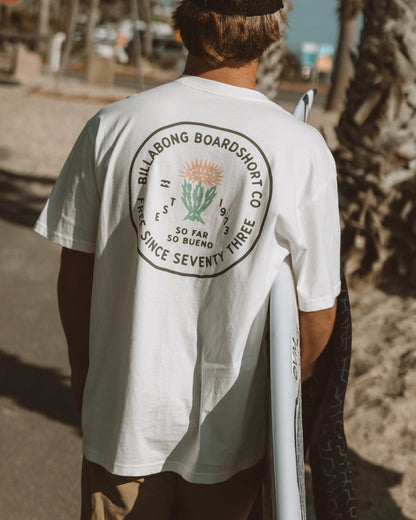 Desert Flower Regular Short Sleeve T-Shirt - Off White